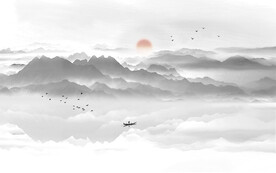 水墨画山水画