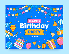 生日庆祝背景