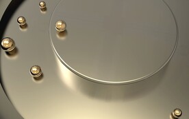 金色金属3D背景