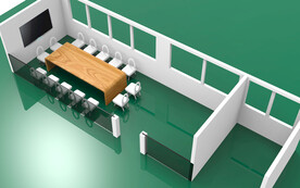 3D建筑室内剖面图