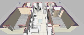 两房两厅室内设计模型