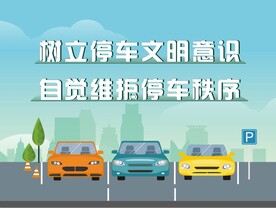 规范停车海报