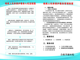 残疾人托养服务流程图
