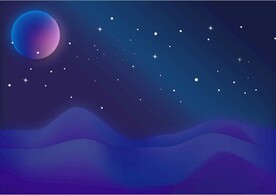 蓝色星空
