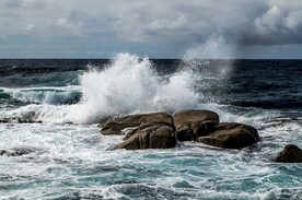 海浪海景
