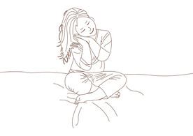 儿童睡觉插画
