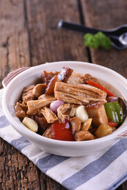 支竹豆腐火腩煲