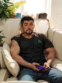 粗狂男人插画