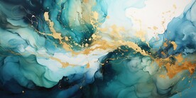 流体框画