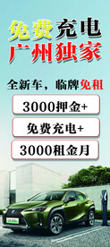 免费 充电桩 租车 押金 汽车