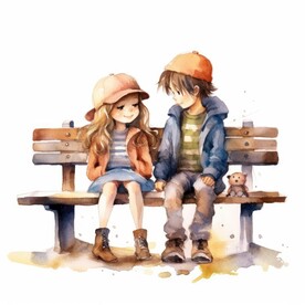 儿童水彩画