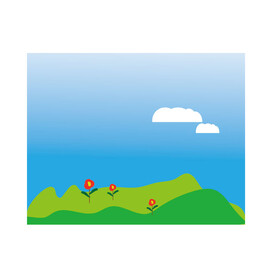 山地插画
