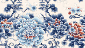 中国风花卉