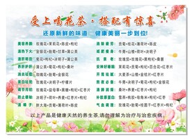 喝花茶  养身 菜单  健康