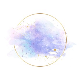 紫色渐变水彩简约背景图片