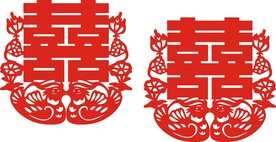 喜字剪纸