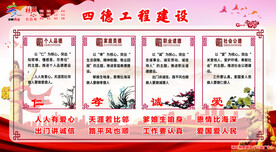 四德宣传板