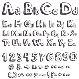 英文字母矢量