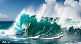 汹涌的海浪