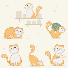 卡通猫咪