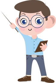 卡通男老师