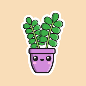  手绘植物 