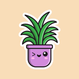  手绘植物 