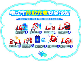 电动车停放充电安全须知
