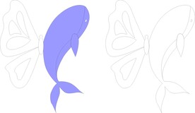 蝴蝶与鲸鱼