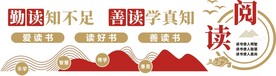 学校阅读文化墙
