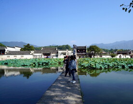 安徽宏村南湖景色