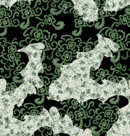 数码印花 腰果 佩斯利 