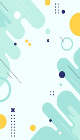 几何形状孟菲斯边框展板背景