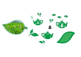 矢量茶 茶壶 茶叶图片