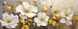 花卉浮雕装饰画