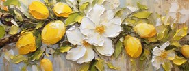 花卉浮雕装饰画
