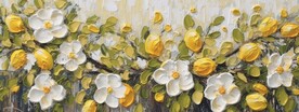 花卉浮雕装饰画