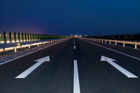 傍晚公路