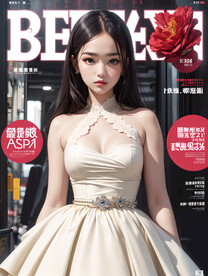 动漫性感美女海报写真礼服婚纱