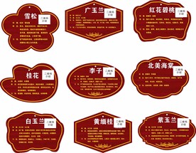 花草名称牌