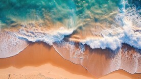 沙滩海浪