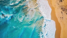 沙滩海浪