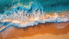 沙滩海浪