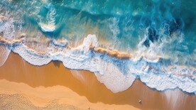 沙滩海浪