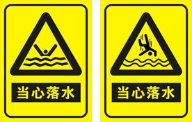 当心落水