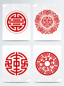 中式边框圆