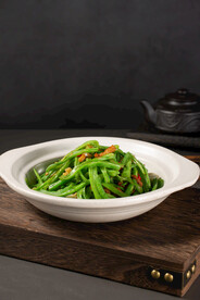 砂锅四季豆 