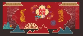 红色中式婚庆