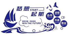 梦想起航 企业文化墙