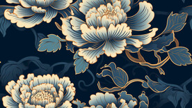 中国风花卉